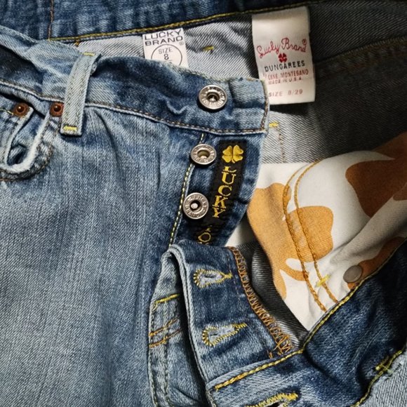 Lucky Brand VTG USA Made Light Wash High Rise Bootcut Jeans - Picture 4 of 7